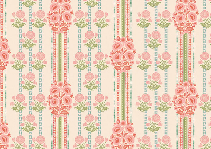 Petal & Block Jaipur Stripe, Dhara - Roman Blind - Image 7